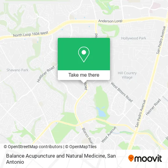 Mapa de Balance Acupuncture and Natural Medicine