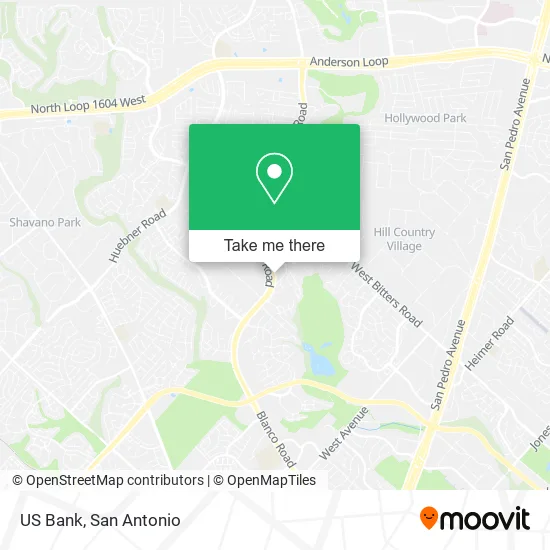 Mapa de US Bank