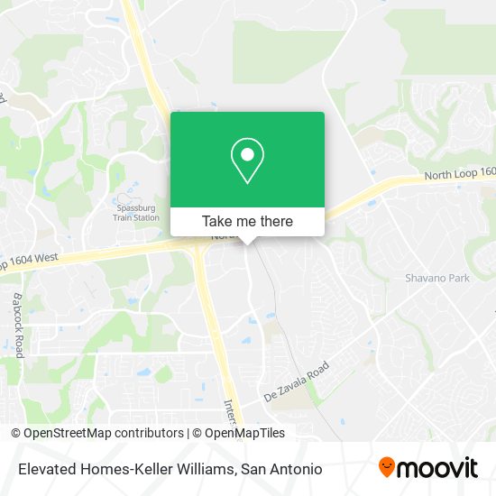 Elevated Homes-Keller Williams map