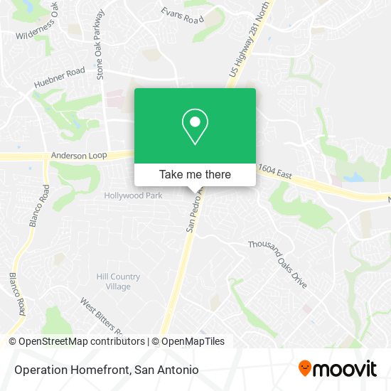 Operation Homefront map