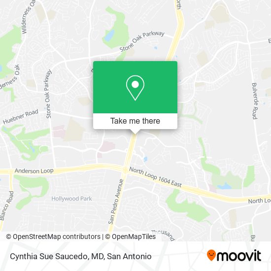 Cynthia Sue Saucedo, MD map