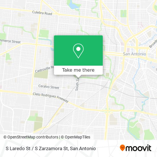 S Laredo St / S Zarzamora St map