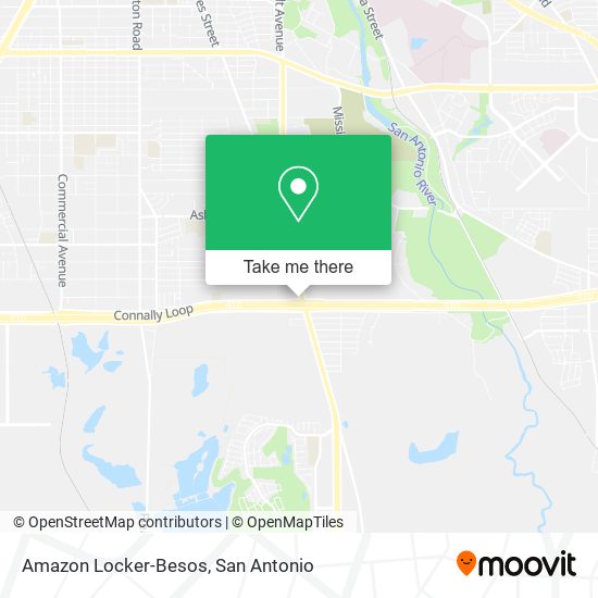 Mapa de Amazon Locker-Besos