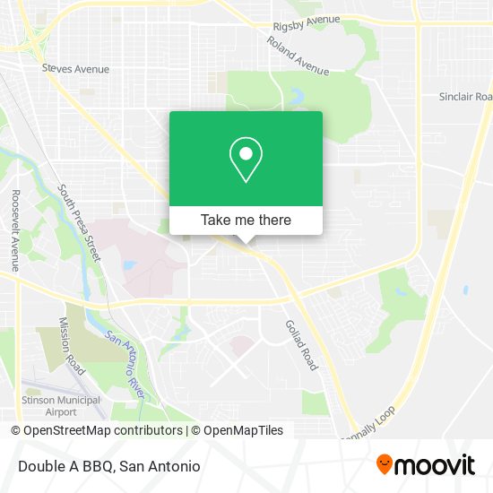 Double A BBQ map