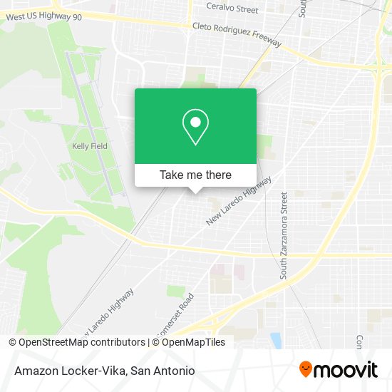 Mapa de Amazon Locker-Vika
