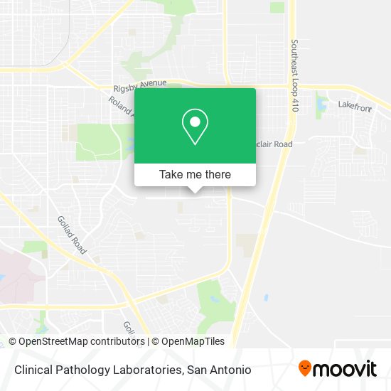 Clinical Pathology Laboratories map