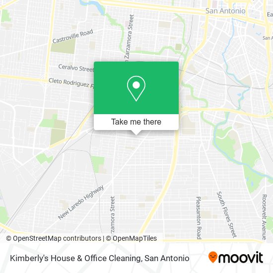 Mapa de Kimberly's House & Office Cleaning