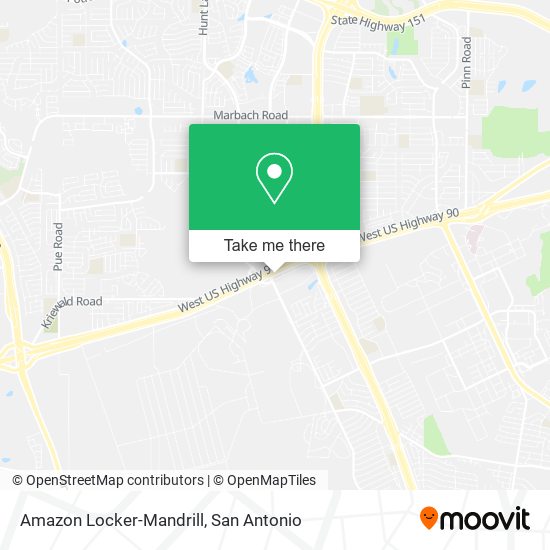 Amazon Locker-Mandrill map