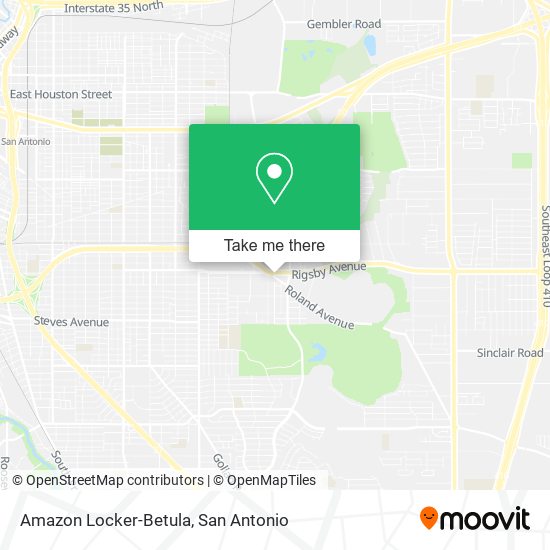 Amazon Locker-Betula map