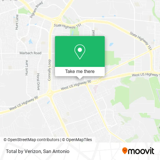 Total by Verizon map