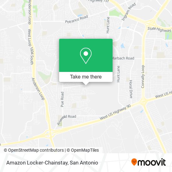 Mapa de Amazon Locker-Chainstay