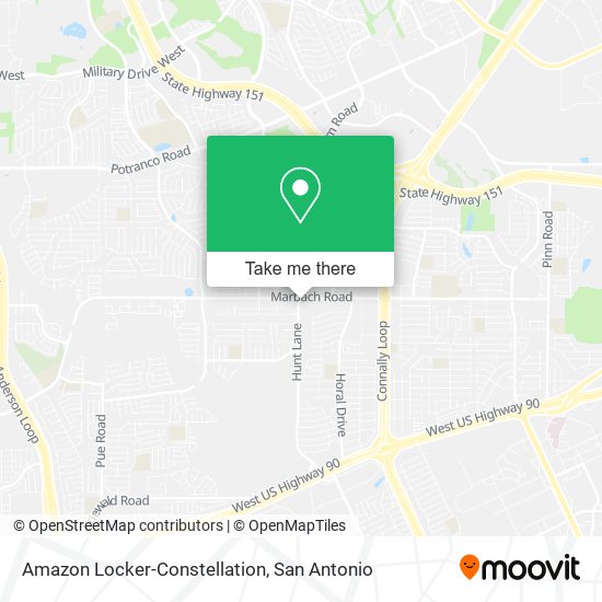 Amazon Locker-Constellation map