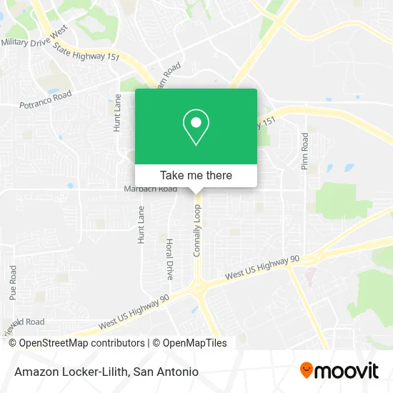 Amazon Locker-Lilith map