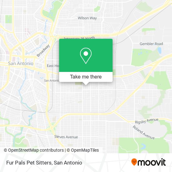 Fur Pals Pet Sitters map