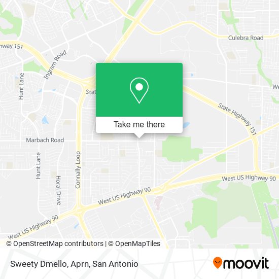 Sweety Dmello, Aprn map
