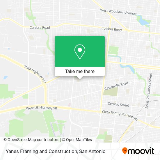 Yanes Framing and Construction map
