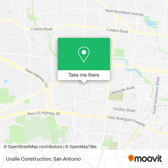 Mapa de Uvalle Construction