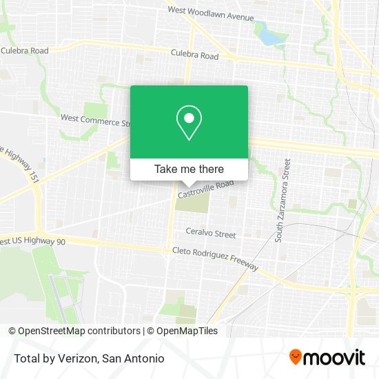 Total by Verizon map
