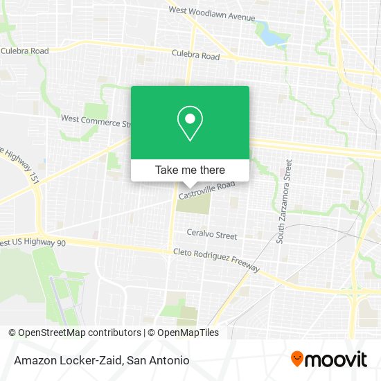 Amazon Locker-Zaid map