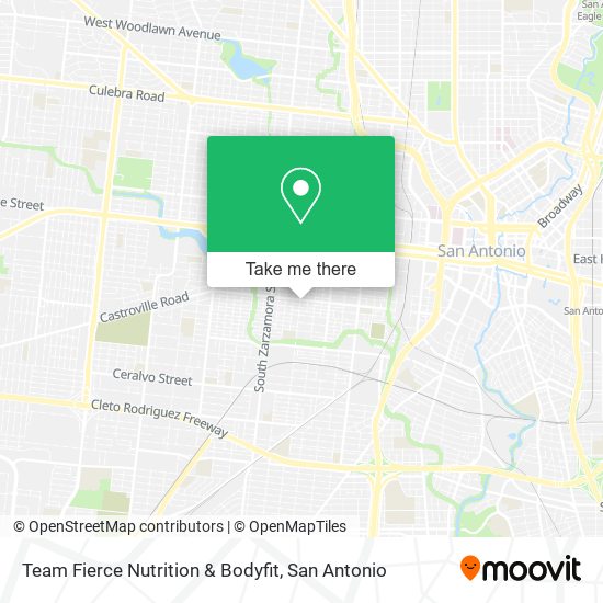 Mapa de Team Fierce Nutrition & Bodyfit