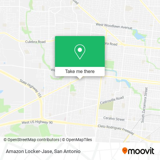 Mapa de Amazon Locker-Jase