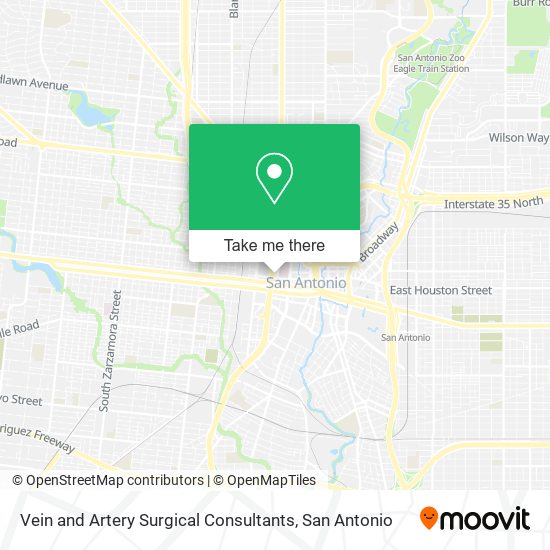 Mapa de Vein and Artery Surgical Consultants