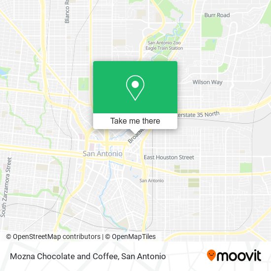Mozna Chocolate and Coffee map