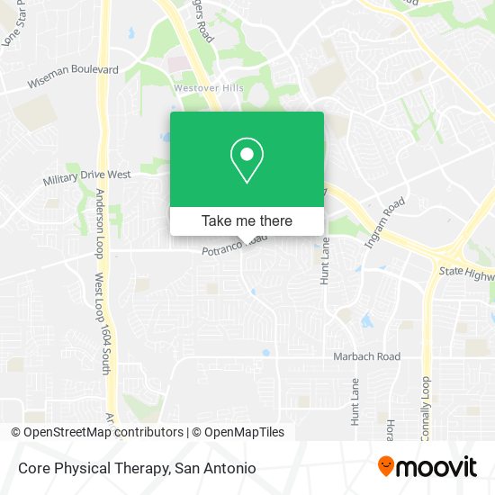 Core Physical Therapy map