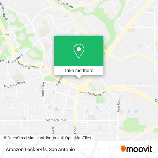 Mapa de Amazon Locker-Ifs