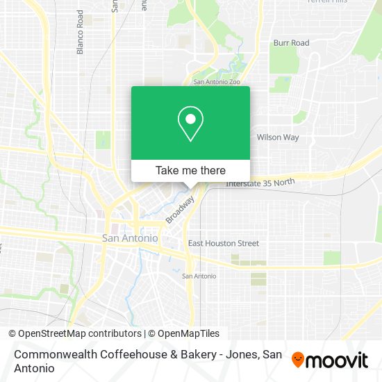 Mapa de Commonwealth Coffeehouse & Bakery - Jones