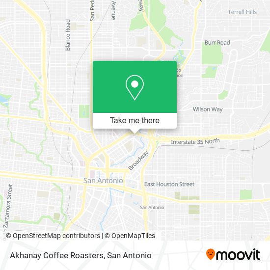 Akhanay Coffee Roasters map