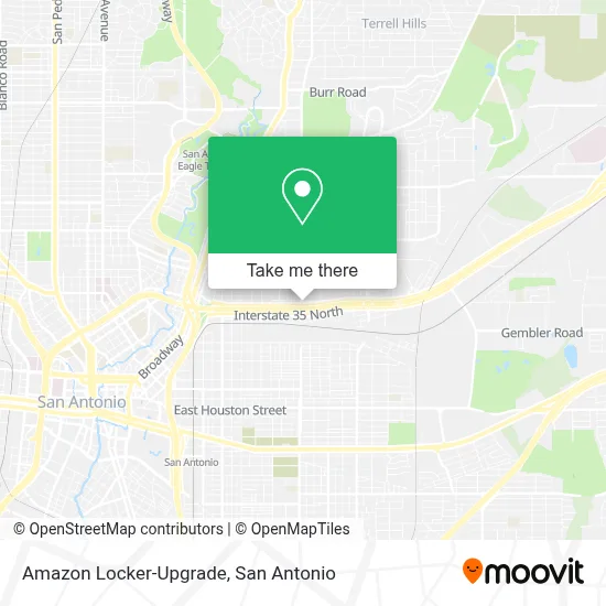 Amazon Locker-Upgrade map