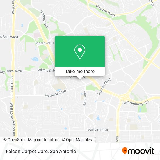 Falcon Carpet Care map