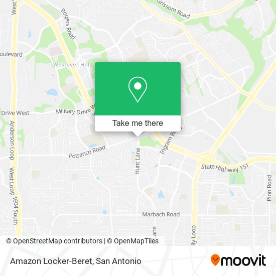 Mapa de Amazon Locker-Beret