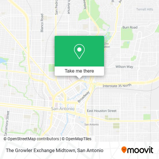 The Growler Exchange Midtown map