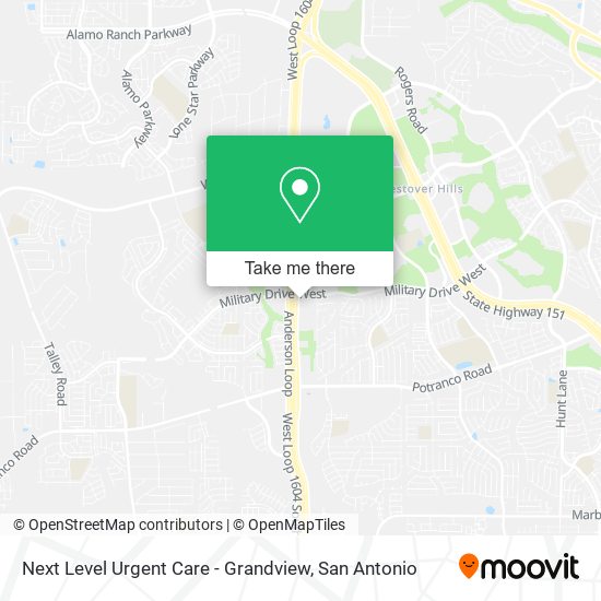 Mapa de Next Level Urgent Care - Grandview