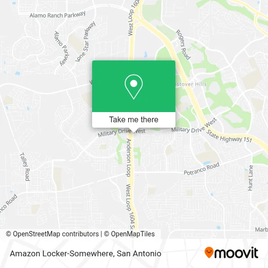 Amazon Locker-Somewhere map
