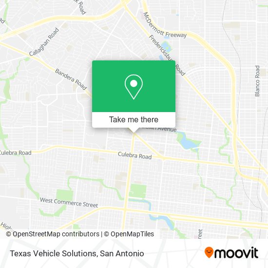 Texas Vehicle Solutions map