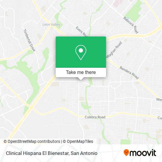 Clinical Hispana El Bienestar map