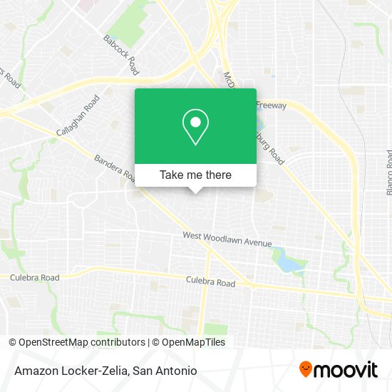 Mapa de Amazon Locker-Zelia