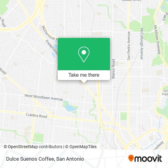 Dulce Suenos Coffee map