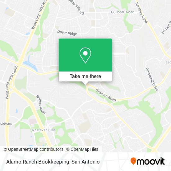 Alamo Ranch Bookkeeping map