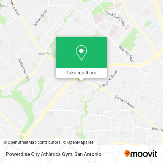 Powerdise City Athletics Gym map