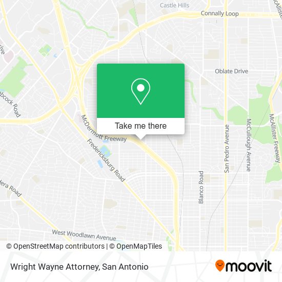 Wright Wayne Attorney map