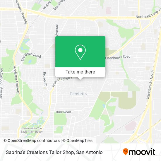 Sabrina's Creations Tailor Shop map