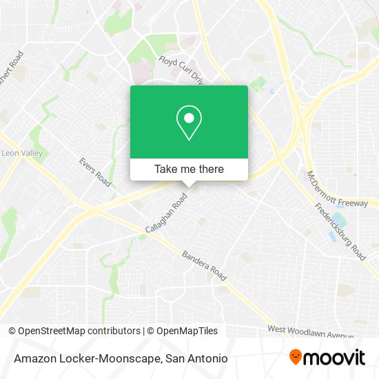 Mapa de Amazon Locker-Moonscape