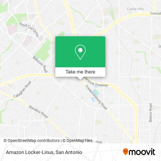 Amazon Locker-Linus map