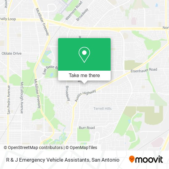 R & J Emergency Vehicle Assistants map