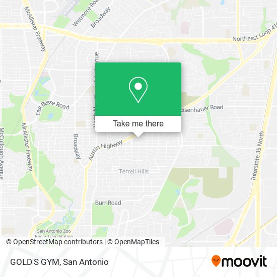 GOLD'S GYM map