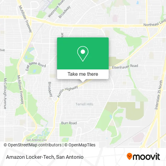 Amazon Locker-Tech map